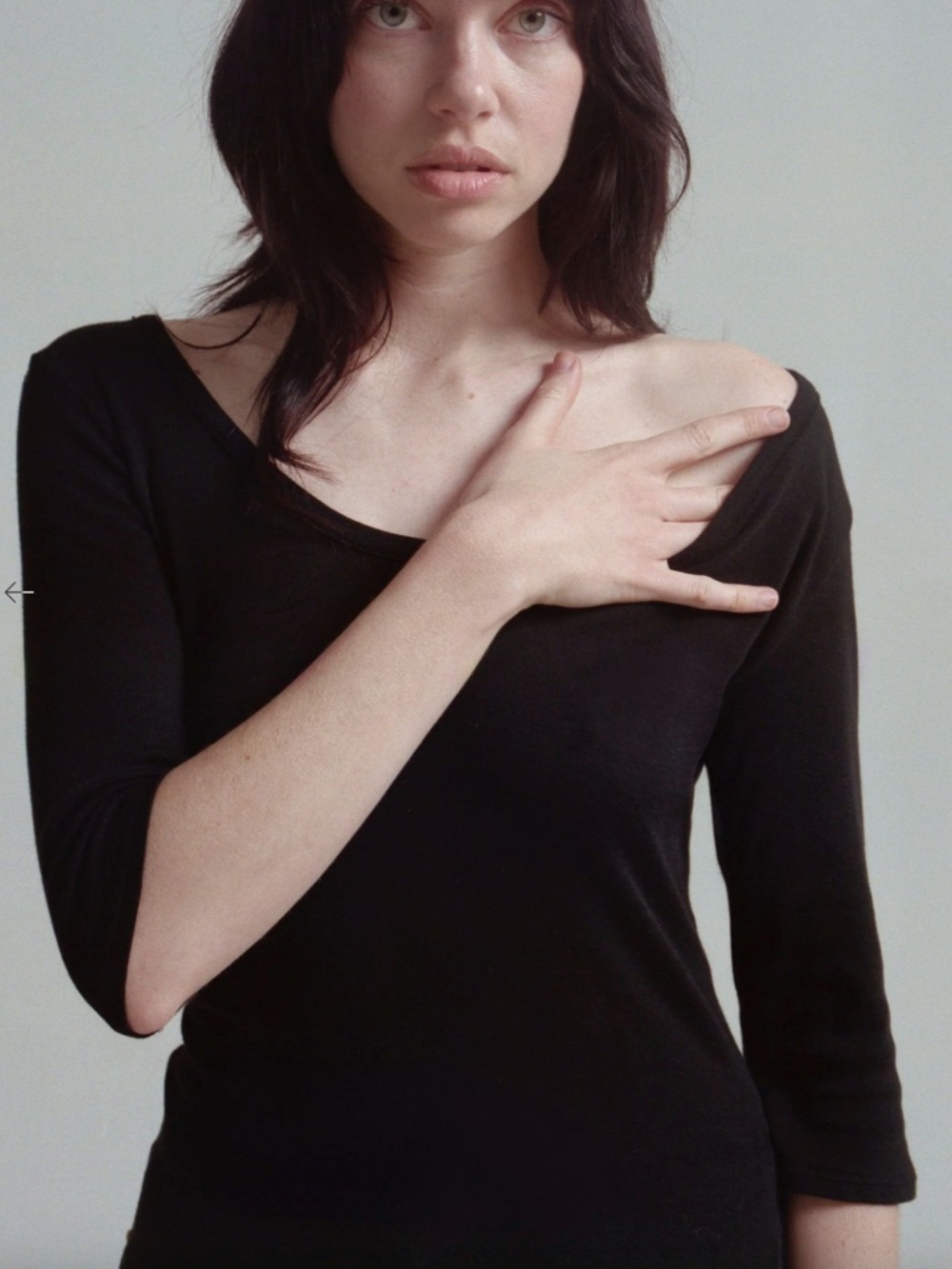 Cleo Tee, Black Size 1
